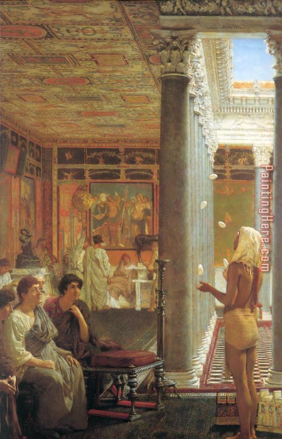 Sir Lawrence Alma-Tadema Egyptian Juggler